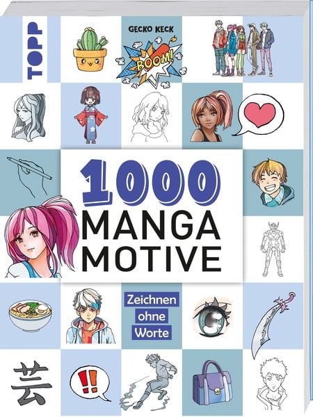 Produktbild: 1000 Manga Motive zeichnen