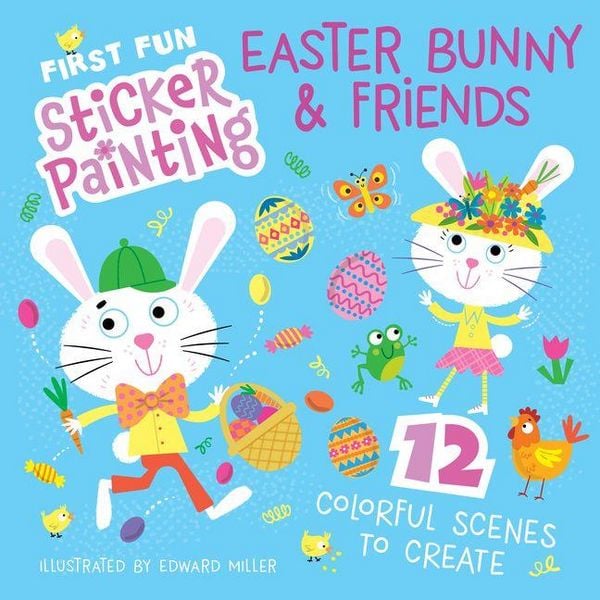 Produktbild: First Fun Sticker Painting: Easter Bunny & Friends