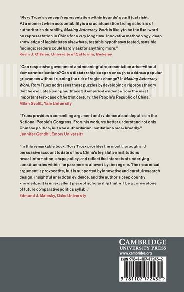 Produktbild: Making Autocracy Work