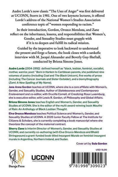 Produktbild: Lessons from Audre Lorde's The Uses of Anger