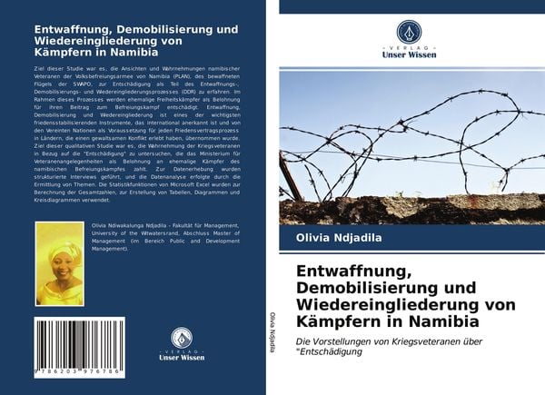 Produktbild: Entwaffnung, Demobilisierung und Wiedereingliederung von K&auml;mpfern in Namibia