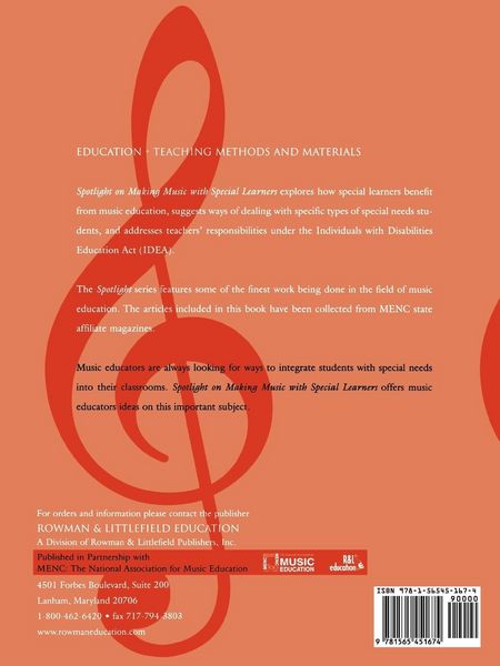 Produktbild: Spotlight on Making Music with Special Learners