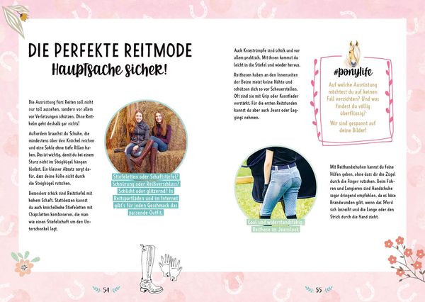 Produktbild: # ponylife &ndash; Mein Pferde-Mitmach-Journal von den Social-Media-Stars Lia und Lea