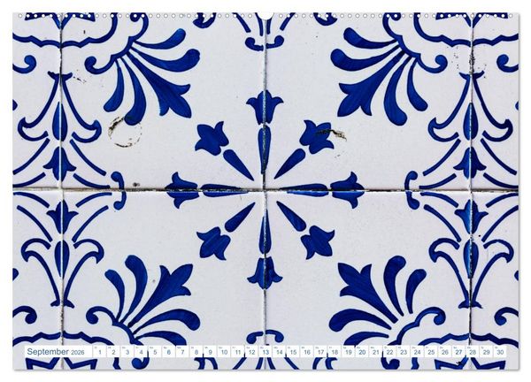 Produktbild: Fliesen von Lissabon (Wandkalender 2026 DIN A2 quer), CALVENDO Monatskalender