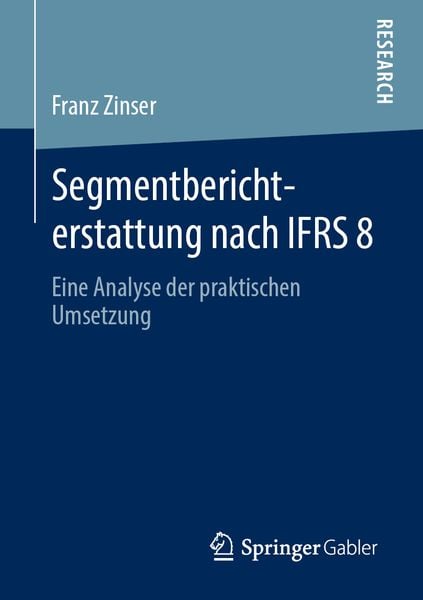 Produktbild: Segmentberichterstattung nach IFRS 8