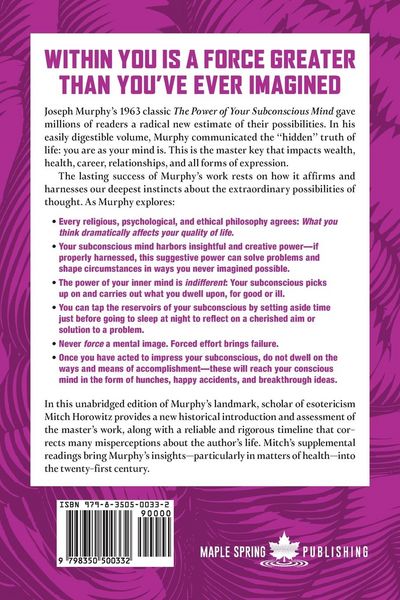 Produktbild: The Power of Your Subconscious Mind