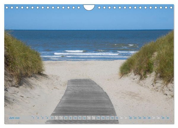 Produktbild: Nordsee Insel Norderney (Wandkalender 2026 DIN A4 quer), CALVENDO Monatskalender