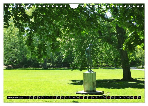 Produktbild: Gr&uuml;nes Mannheim (Wandkalender 2026 DIN A4 quer), CALVENDO Monatskalender