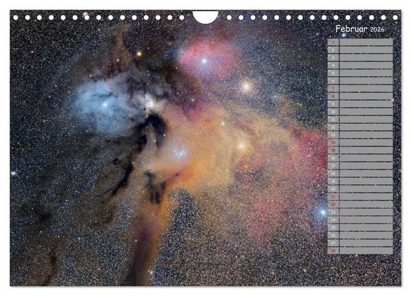 Produktbild: Deep-Sky Amateurastronomie (Wandkalender 2026 DIN A4 quer), CALVENDO Monatskalender