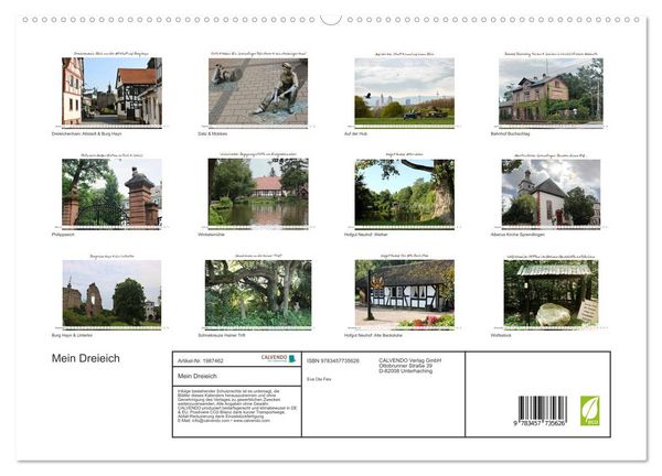 Produktbild: Mein Dreieich (hochwertiger Premium Wandkalender 2026 DIN A2 quer), Kunstdruck in Hochglanz