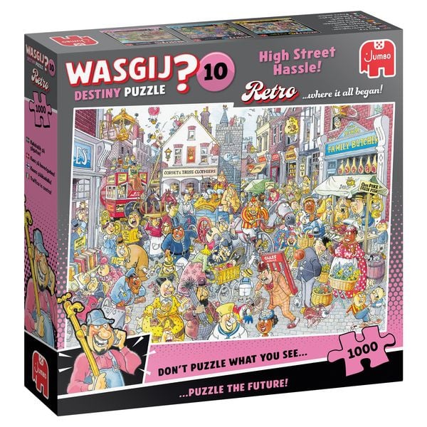 Produktbild: Wasgij Retro Destiny 10 - &Auml;rger auf der Hauptstra&szlig;e - Puzzle 1000 Teile