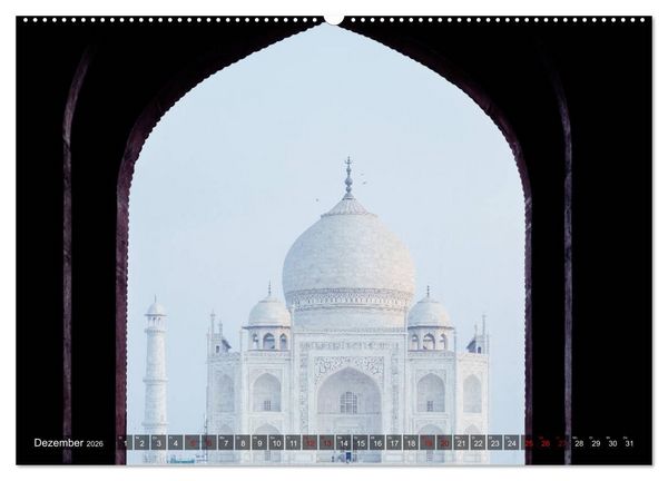 Produktbild: Eine Reise durch Rajasthan (hochwertiger Premium Wandkalender 2026 DIN A2 quer), Kunstdruck in Hochglanz