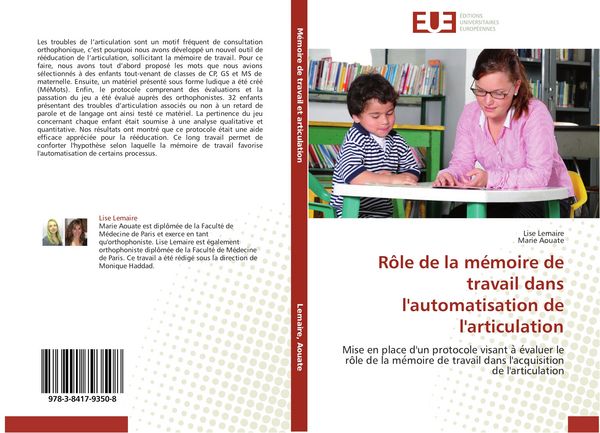 Produktbild: R&ocirc;le de la m&eacute;moire de travail dans l'automatisation de l'articulation