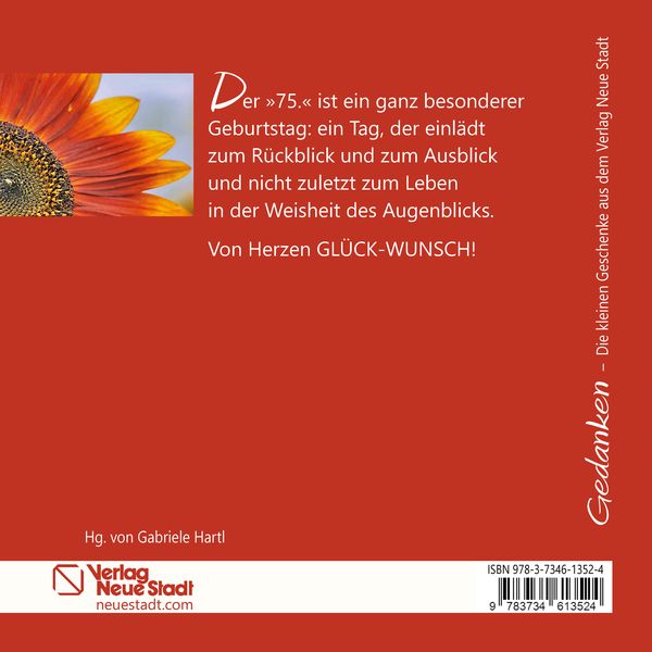 Produktbild: Gl&uuml;ck-Wunsch zum 75.