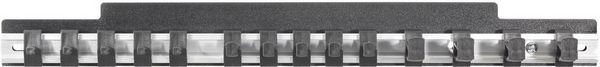 Produktbild: TOOLCRAFT 88 68 92 Alu-Gabel-Ringschl&uuml;sselleiste (L x B) 435mm x 48mm 1St.
