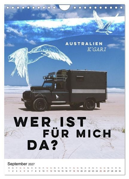 Produktbild: INTO THE FAR und die gro&szlig;en Fragen des Reisens - A True Overland Story (Wandkalender 2027 DIN A4 hoch), CALVENDO Monatskalender