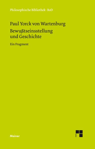 Produktbild: Bewusstseinsstellung und Geschichte
