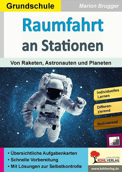Produktbild: Raumfahrt an Stationen / Grundschule