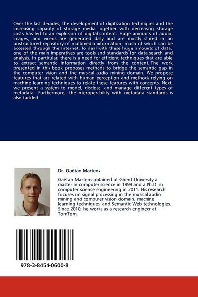 Produktbild: Extraction and representation of semantic information in digital media