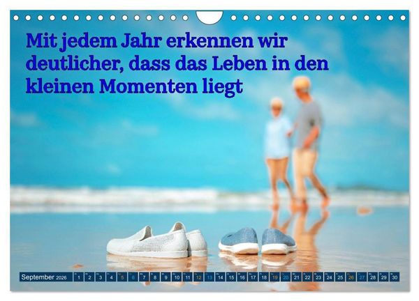 Produktbild: Auf zu neuen Ufern - Ruhestand (Wandkalender 2026 DIN A4 quer), CALVENDO Monatskalender