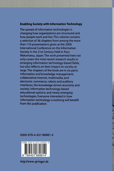 Produktbild: Enabling Society with Information Technology