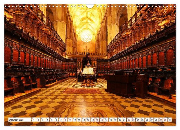 Produktbild: Santa Mar&iacute;a de la Sede (Wandkalender 2026 DIN A3 quer), CALVENDO Monatskalender
