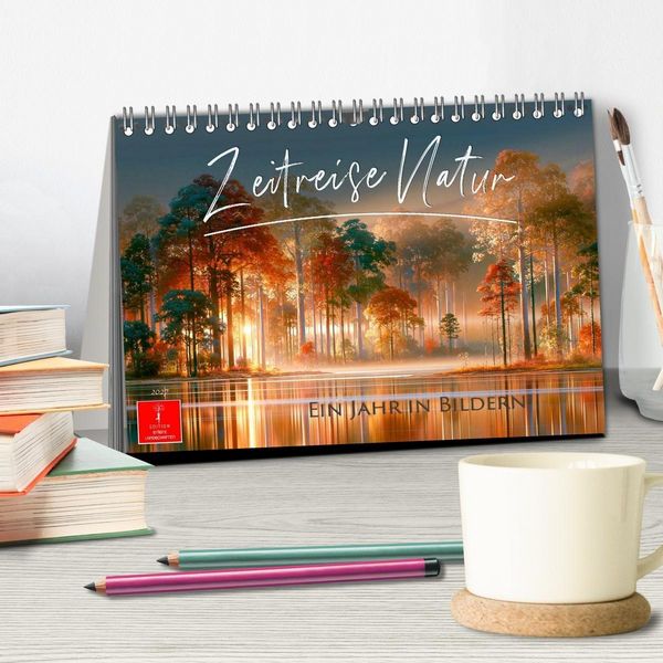 Produktbild: Zeitreise Natur (Tischkalender 2027 DIN A5 quer), CALVENDO Monatskalender