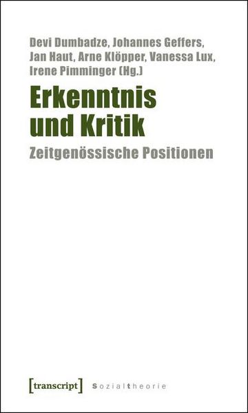 Produktbild: Erkenntnis und Kritik