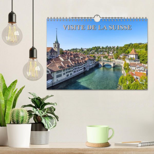 Produktbild: Visite de la Suisse (Calendrier mural 2026 DIN A4 vertical), CALVENDO calendrier mensuel