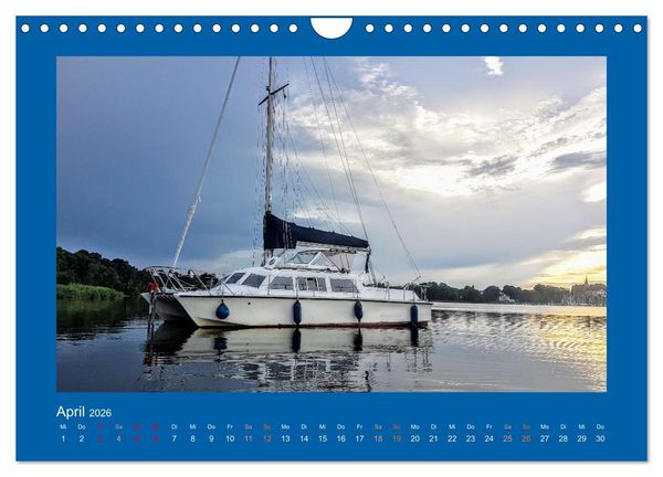 Produktbild: Katamaran Segeln - Mit Naos auf Tour (Wandkalender 2026 DIN A4 quer), CALVENDO Monatskalender