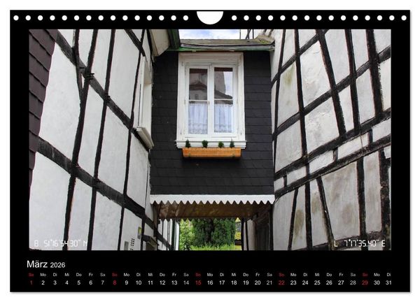 Produktbild: Geo-Tagging in Schwelm (Wandkalender 2026 DIN A4 quer), CALVENDO Monatskalender