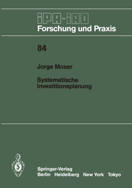 Produktbild: Systematische Investitionsplanung