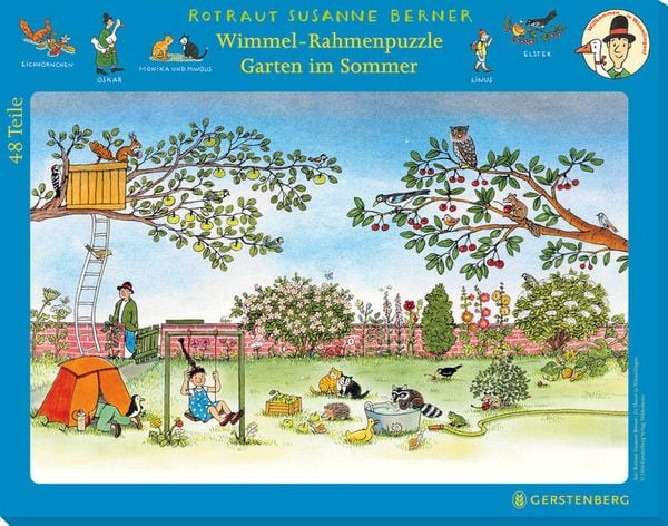 Produktbild: Wimmel-Rahmenpuzzle Zu Hause in Wimmlingen Motiv Garten