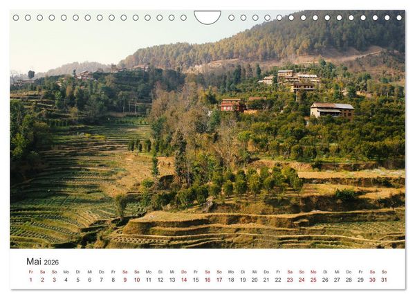 Produktbild: Nepal - Eine bezaubernde Reise nach Asien. (Wandkalender 2026 DIN A4 quer), CALVENDO Monatskalender