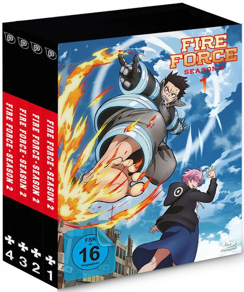 Produktbild: Fire Force - Staffel 2 - Gesamtausgabe - Vol.1-4 [8 BRs]