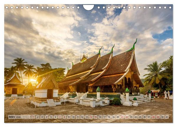 Produktbild: Laos - An den Ufern des Mekong (Wandkalender 2026 DIN A4 quer), CALVENDO Monatskalender