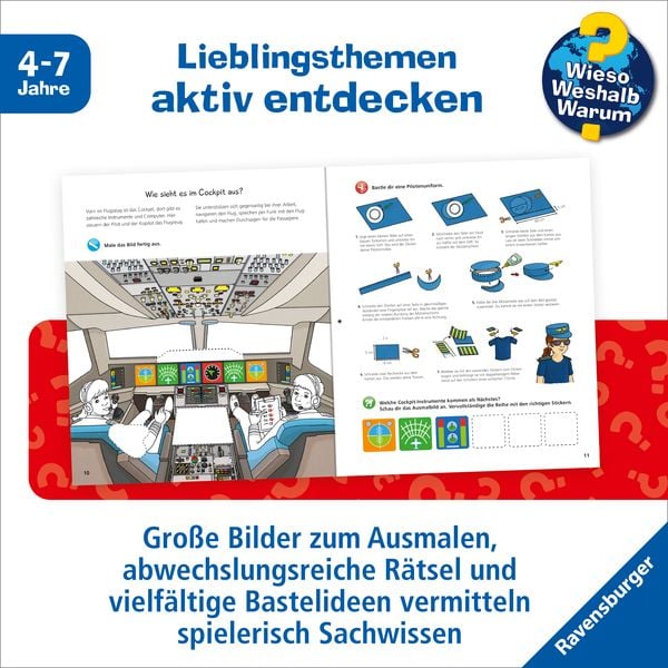 Produktbild: Wieso? Weshalb? Warum? aktiv-Heft - Flugzeuge