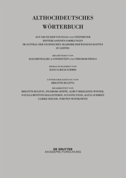 Produktbild: Althochdeutsches W&ouml;rterbuch / Band VI: M&ndash;N. 15. bis 18. Lieferung (neman bis ny)