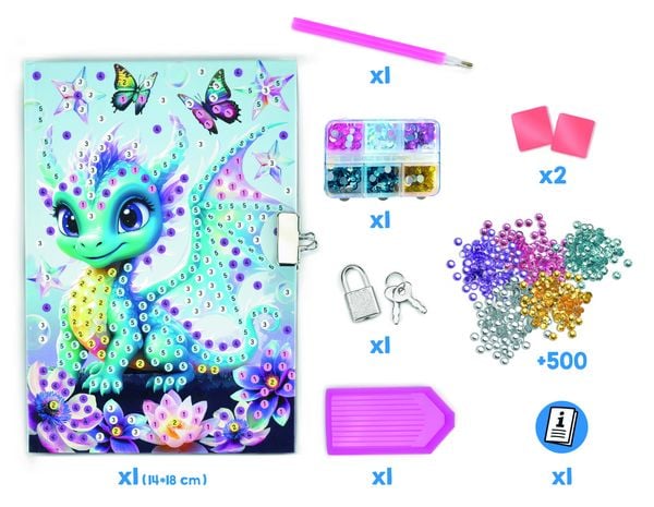 Produktbild: Maped Kreativ-Set diamond painting Tagebuch
