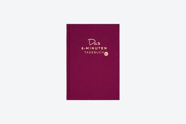 Produktbild: Das 6-Minuten-Tagebuch pur (rubin)