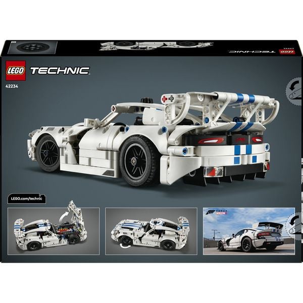 Produktbild: LEGO Technic 42234 Dodge Viper GTS-R Sportwagen, Bauset, Rennauto mit Lenkung und V10-Motor