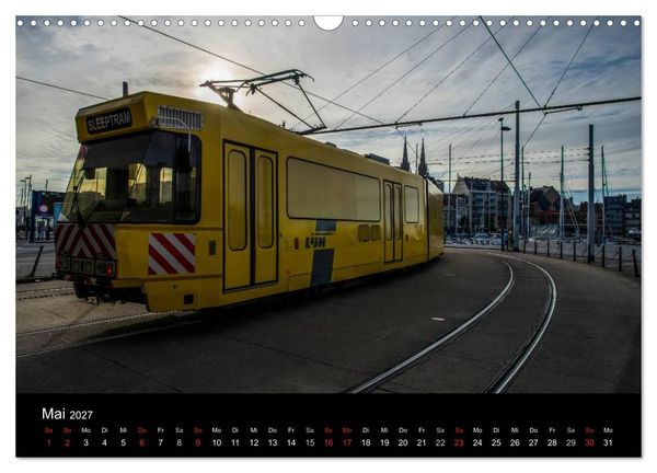 Produktbild: Kusttram Belgien (Wandkalender 2027 DIN A3 quer), CALVENDO Monatskalender