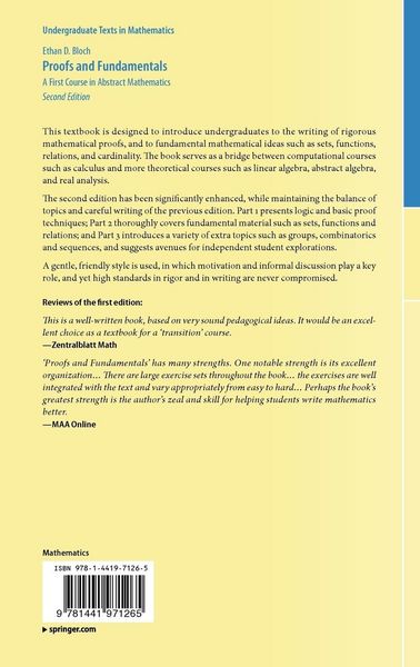 Produktbild: Proofs and Fundamentals
