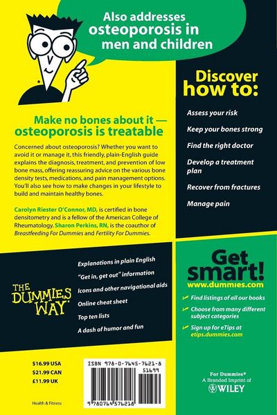 Produktbild: Osteoporosis for Dummies .