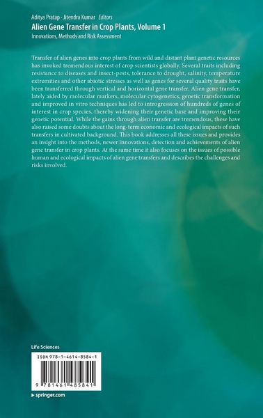 Produktbild: Alien Gene Transfer in Crop Plants, Volume 1