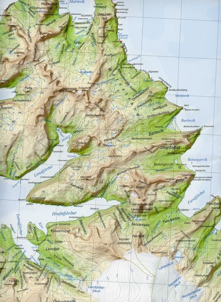 Produktbild: Island Atlaskort 07 J&ouml;kulfirdir 1:100.000