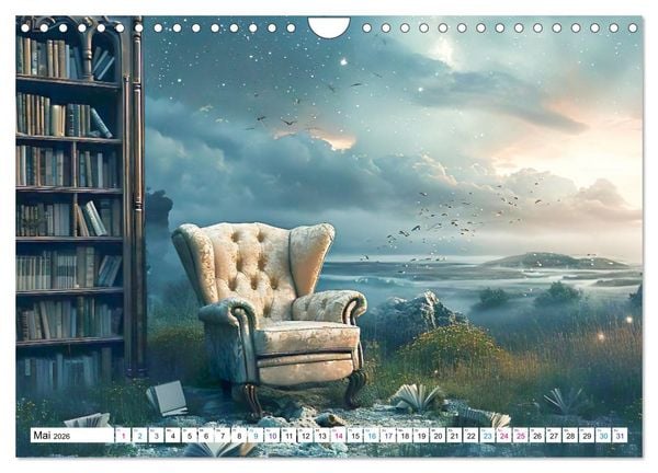 Produktbild: Sesselgeschichten (Wandkalender 2026 DIN A4 quer), CALVENDO Monatskalender