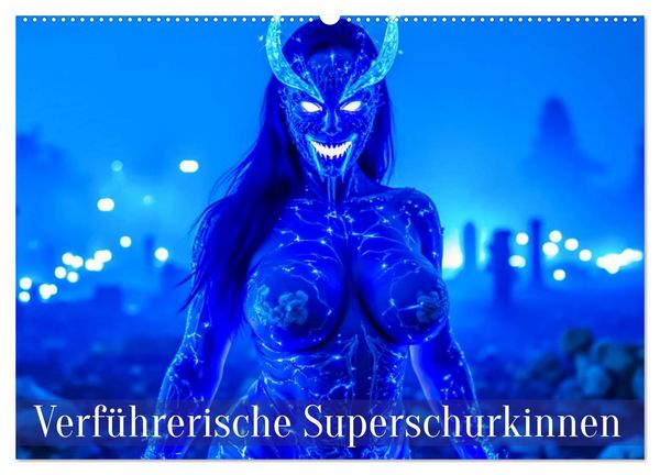 Produktbild: Verf&uuml;hrerische Superschurkinnen (Wandkalender 2027 DIN A2 quer), CALVENDO Monatskalender