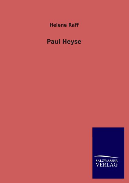 Produktbild: Paul Heyse