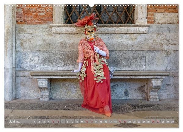 Produktbild: neunziggrad I photoart: der karneval von venedig (Wandkalender 2027 DIN A2 quer), CALVENDO Monatskalender